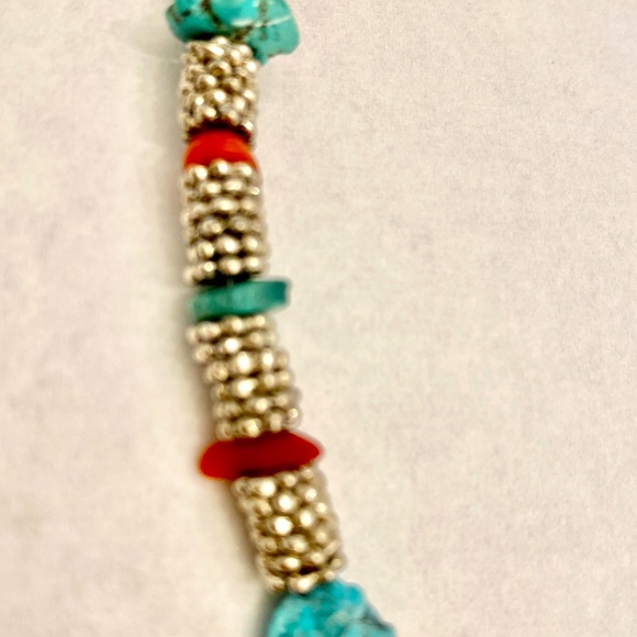 Vintage Silver Turquoise and coral - 1970s - Picture 2 of 5